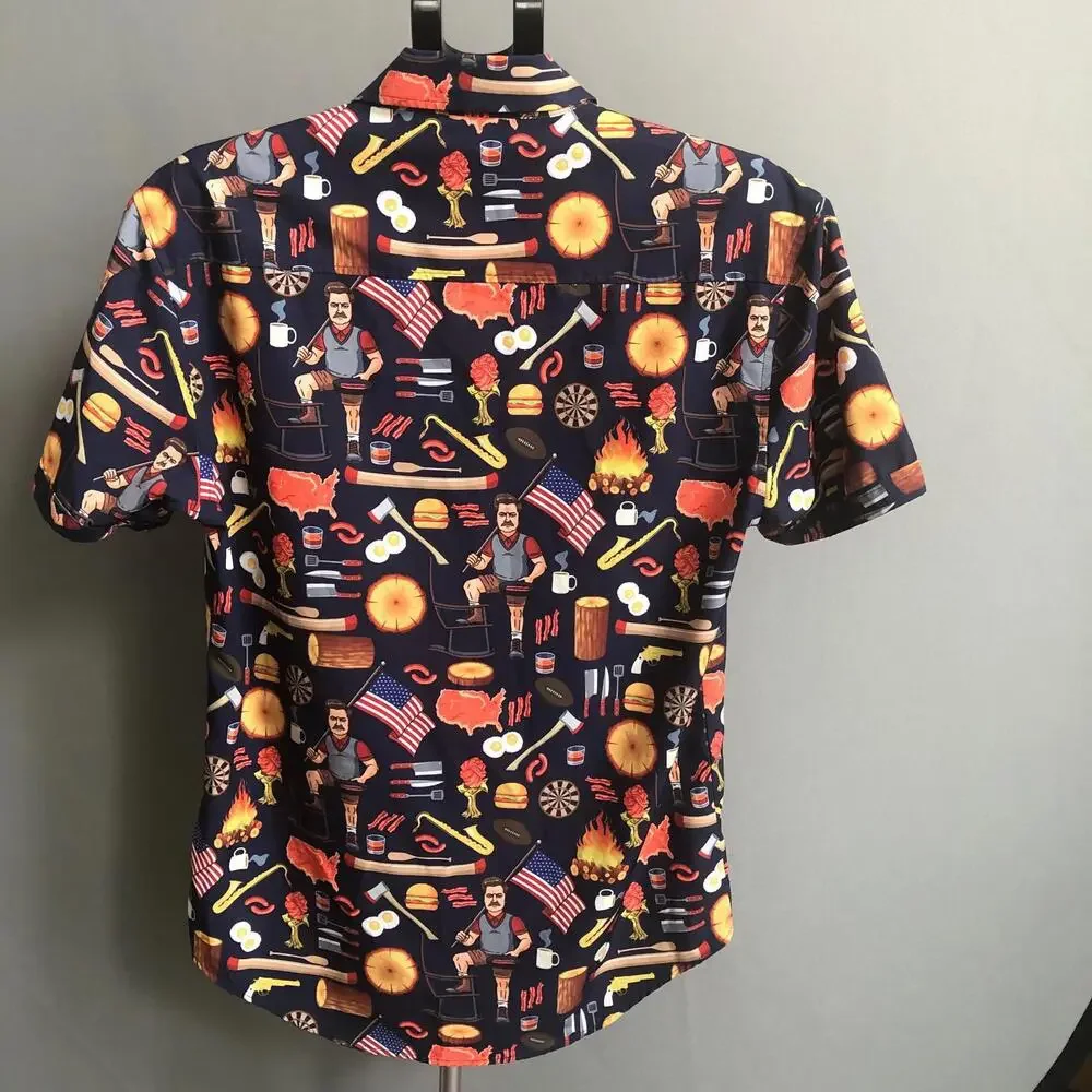 RSVLTS Park Recreation City Of Pawnee Ron Swanson’s Greatness Kunuflex Size Med - Picture 2 of 5